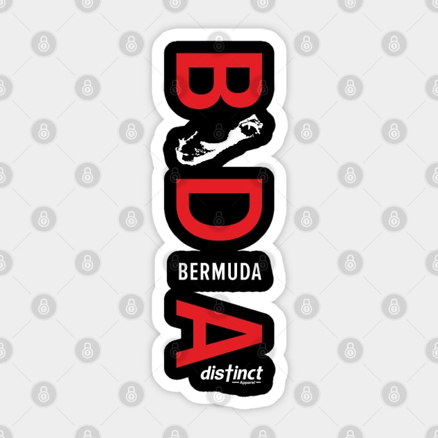 BERMUDA SPORT (Black) Sticker by DistinctApparel